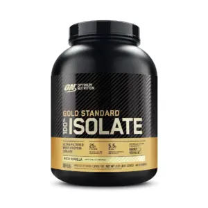 Optimum Nutrition Gold Standard 100% Isolate | Protein Powder | Rich Vanilla | 2.91 Pounds | 44 Servings. Whey Protein Isolate (Packaging May Vary) | 10.30 | Unflavored