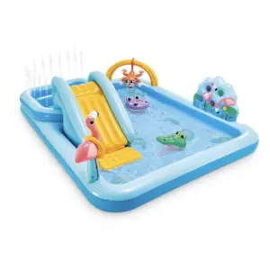 Intex 96 x 78 x 28 Inflatable Jungle Adventure Play Center Spray Kiddie Pool | 1