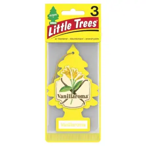 Little Trees Air Freshener Vanillaroma Fragrance 3-Pack (Premium Edition)