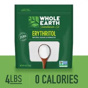 Whole Earth Erythritol Zero Calorie Sweetener | 4 lb. Bag