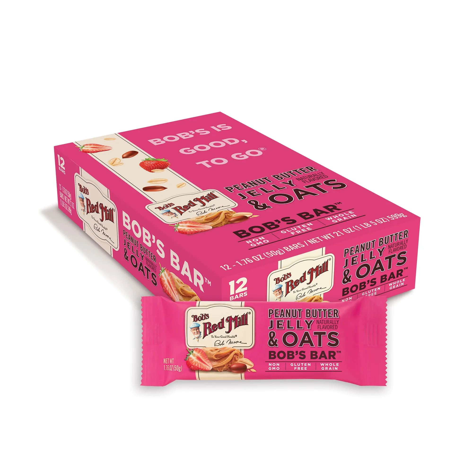 Bob's Red Mill Snack Bar | Peanut Butter Jelly | 12 Ct