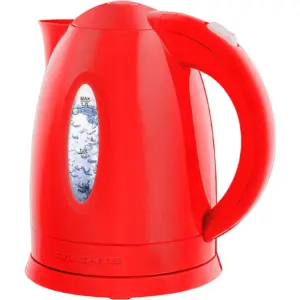 OVENTE Electric Kettle Hot Water Heater 1.7 Liter | BPA Free Fast Boiling Cordless Water Warmer | Auto Shut Off Instant Water Boiler for Coffee and Tea Pot | Red KP72R