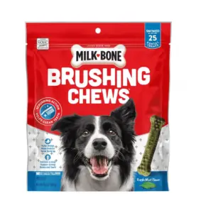 Milk-Bone Brushing Chews Small Medium All Life Stage Dog Treat | Fresh
