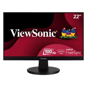 ViewSonic VA2247-MH 22 Inch Full HD 1080p Monitor with Ultra-Thin Bezel | AMD FreeSync | 100 Hz | Eye Care | HDMI | VGA Inputs for Home & Office