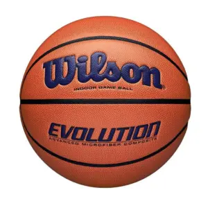 Wilson Evolution Game Basketball | Single | Navy | Orange/Navy | Size 7 (29.5)