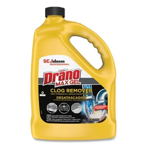 Drano SJN696642 128 Ounce Bottle Max Gel Clog Remover | Bleach Scent