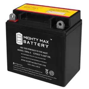 YTX7L-BS -12 Volt 6 AH | 100 CCA | Rechargeable Maintenance Free SLA AGM Motorcycle Battery | Single