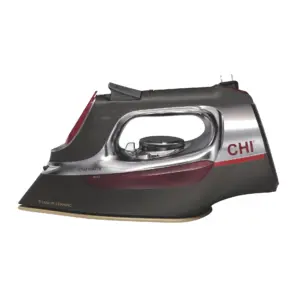 CHI Retractable Cord Iron | Titanium-Infused Ceramic Soleplate | Black | 13106F