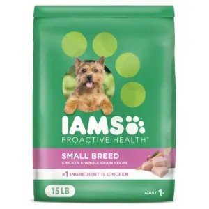 Iams Proactive Health Small Dog Food Dry Dog Food With Real Chicken | 15 Lb Bag