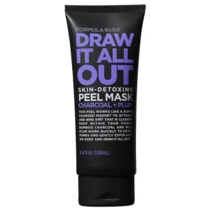 Formula 10.0.6 Draw It All Out | Skin-Detoxing Peel Mask Charcoal + Plum