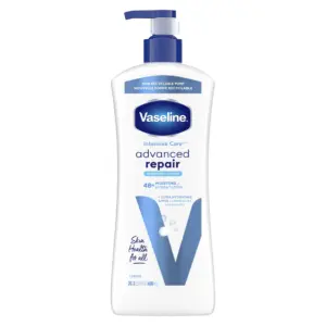 Vaseline Intensive Care Body Lotion Advanced Repair Unscented for Women Dry Skin | 20.3 Ounce