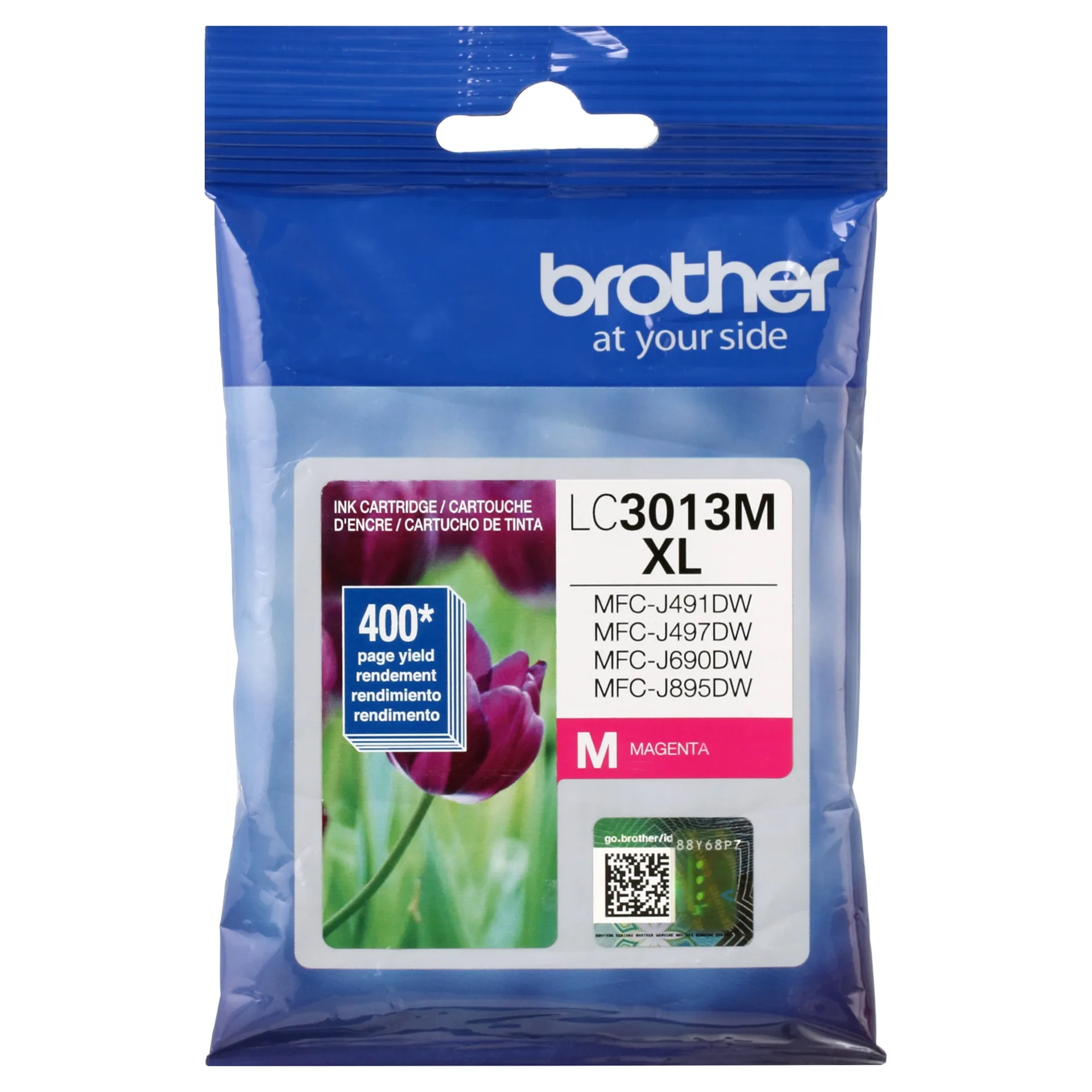 Brother Genuine LC3013M High-yield Magenta Printer Ink Cartridge (Premium Edition)