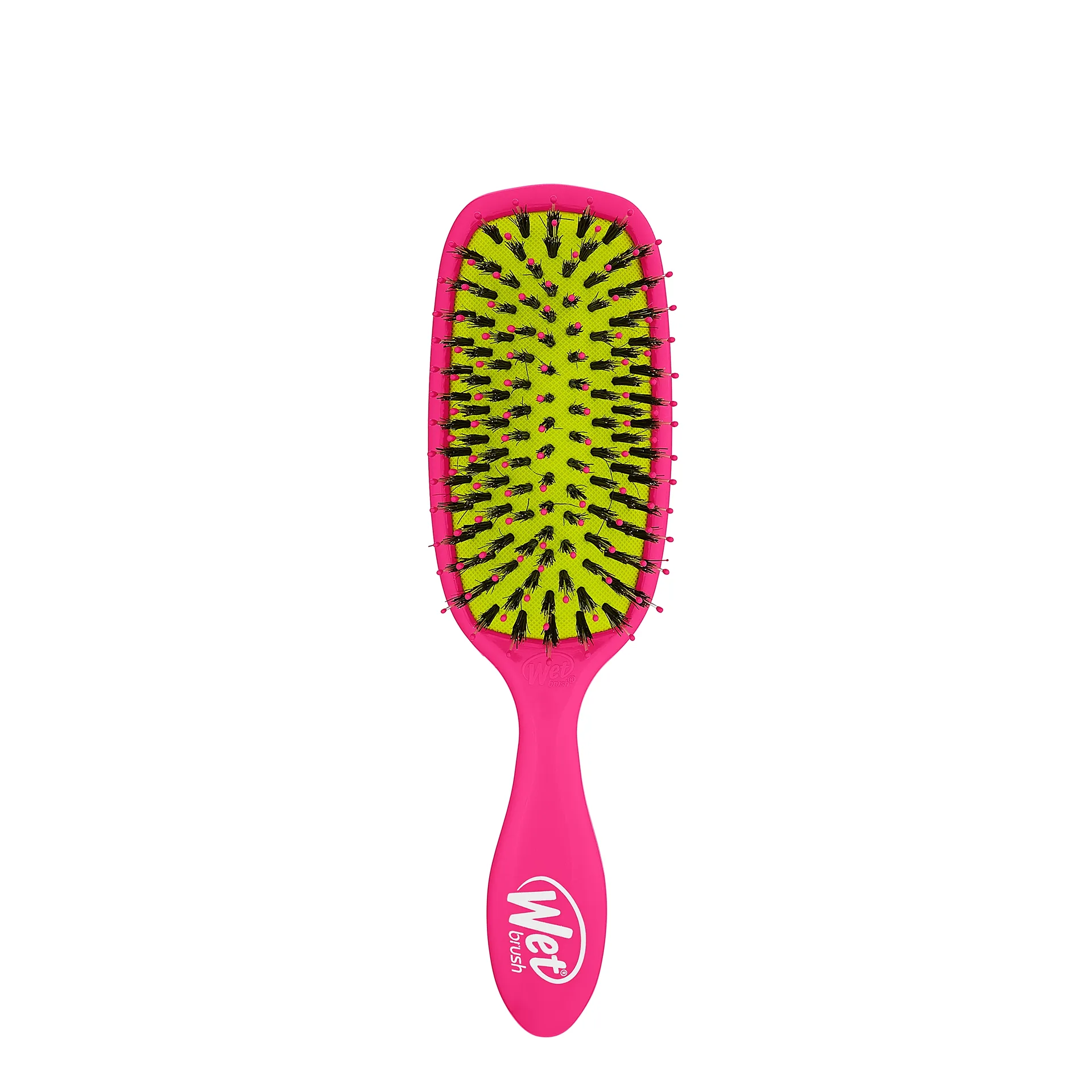 Wet Brush Shine Enhancer IntelliFlex Bristles Hair Brush | Travel Pink