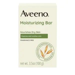 Aveeno Gentle Moisturizing Facial Cleansing Bar for Dry Skin | 3.5 Ounce