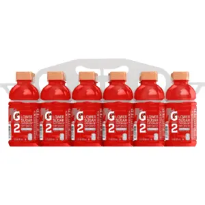 Pack of 2 | Gatorade G2 Thirst Quencher Sports Drink | Fruit Punch | 12Oz Bottle | 12 Pack | Electrolytes For Rehydration