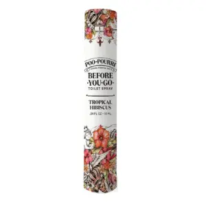 Poo-Pourri Tropical Hibiscus Toilet Spray 10mL | Travel Size | 20-Use Bottle (10ml)