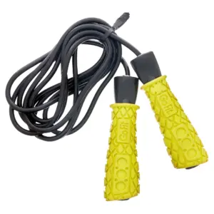 GoFit Speed Training Jump Rope with Padded Foam Grips | Adjustable Pro 9ft Rope | Ball Bearing Movement for Smooth Rotation Ideal for Boxing | Cardio or Endurance Workout