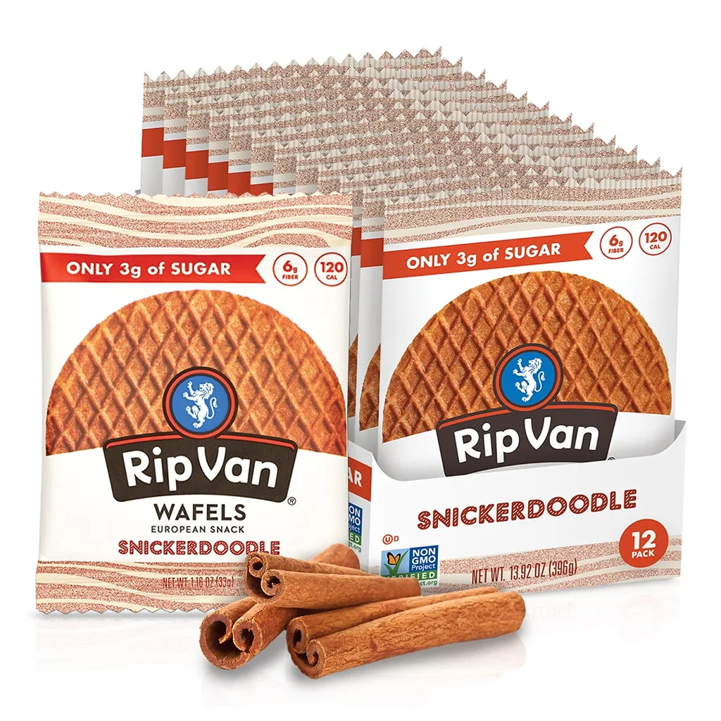 Rip Van Wafels Snickerdoodle (Cinnanom) ct 12 (Premium Edition)