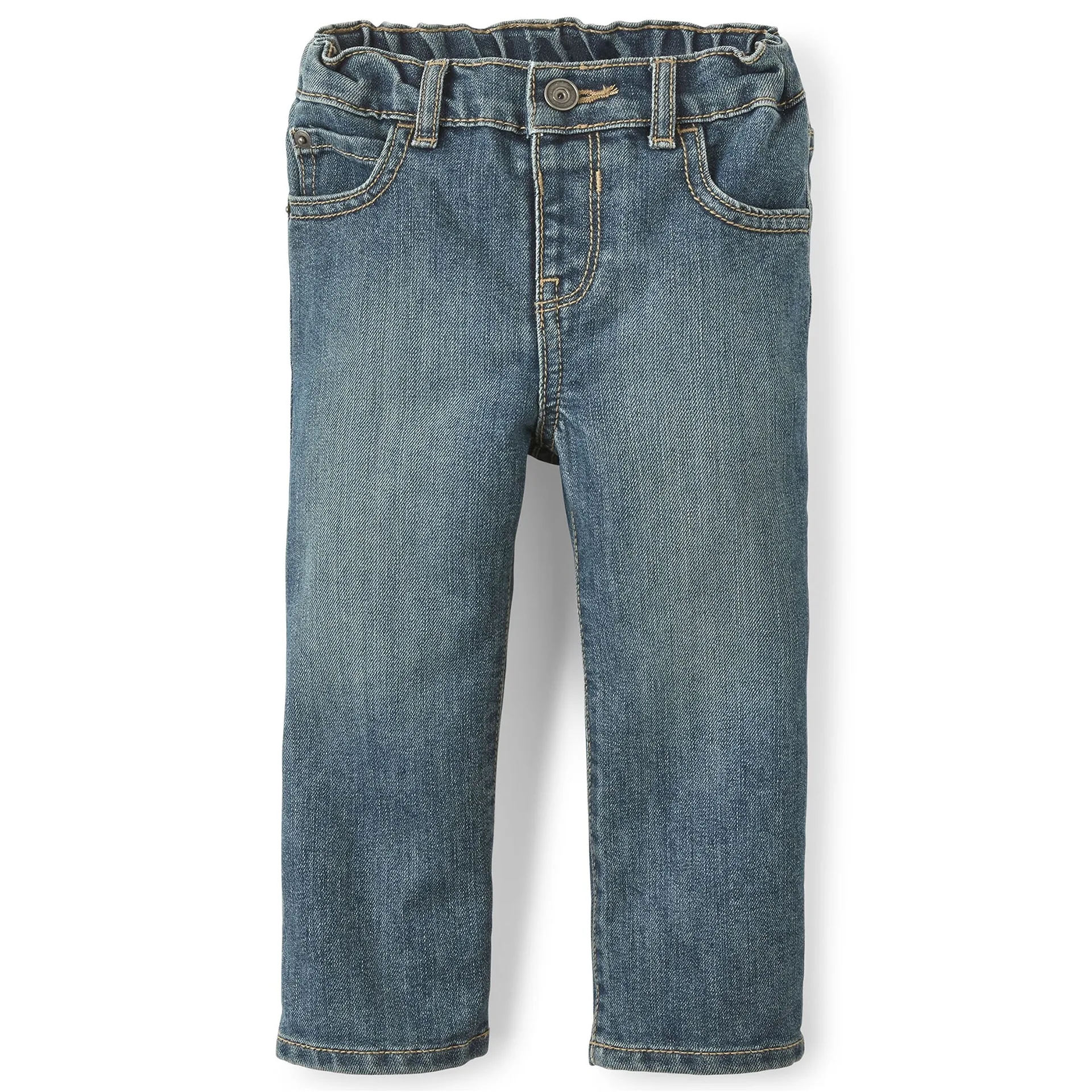The Children's Place Baby and Toddler Boys Bootcut Denim Jeans | Sizes 6M-5T
