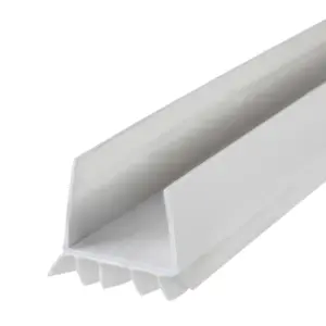 M-D Building Products 43336 36 Inch. White Vinyl CINCH U-Shape Slide-On Under Door Seal