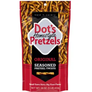 Dot's Homestyle Pretzels | Original Seasoned Pretzel Twists Snack | 16 Ounce Family Size Bag