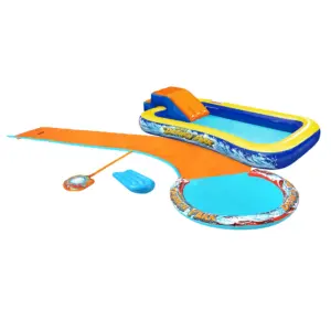 Banzai Aqua Drench 3-Inch-1 Splash Park for Outdoor Summer Fun Ages 3+