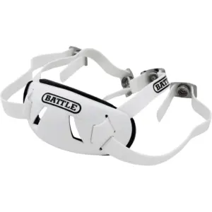 Battle Sports Adult Protective Football Chin Strap | White
