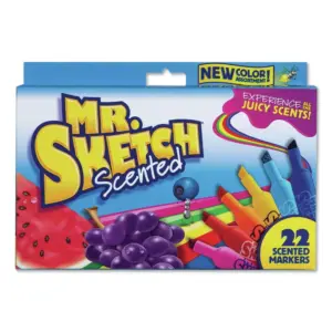 Mr. Sketch Scented Markers | Chisel Tip | Assorted Colors | 22 Count | Single