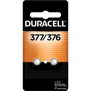 Duracell 303/357/76 Silver Oxide Button Battery | 1 Count Pack | 303/357/76 1.5 Volt Battery | Long-Lasting For Watches | Medical Devices | Calculators | & More