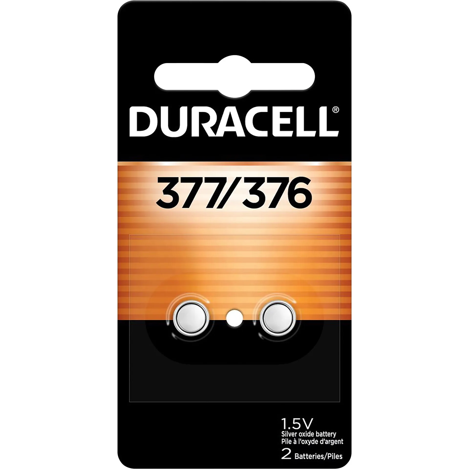 Duracell 303/357/76 Silver Oxide Button Battery | 1 Count Pack | 303/357/76 1.5 Volt Battery | Long-Lasting For Watches | Medical Devices | Calculators | & More