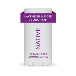 Native Natural Deodorant | Lavender & Rose | Aluminum Free | 2.65 Ounce