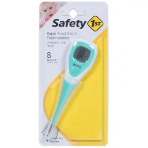 Safety 1ˢᵗ Rapid Read 3-Inch-1 Thermometer | Aqua
