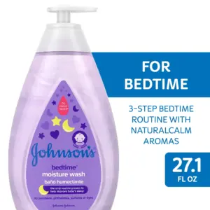 Johnson's Bedtime Baby Moisture Bath Body Wash with Soothing Aromas | 27.1 fl Ounce