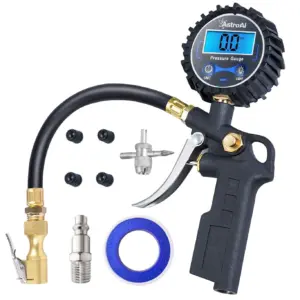 Digital Tire Inflator With Pressure Gauge | 0-250 PSI | Easy to Read