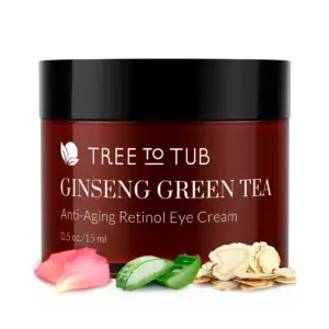 Tree To Tub Retinol Anti Aging Face Moisturizer for Dry and Sensitive Skin | Anti Wrinkle Facial Moisturizer | Vitamin A and E Night Cream for Women and Men