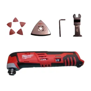 Milwaukee 2426-20 M12 Oscillating Multi-Tool Cordless Variable Speed Multi-Function Tool for Cutting | Sanding and Scraping (Bare Tool)