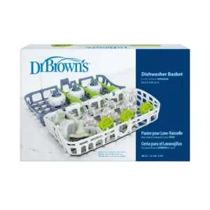 Dr. Brown's Dishwasher Basket for Small Baby Bottle Parts | Pacifiers | Accessories | Blue | 1-Pack