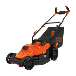 BLACK+DECKER 15 Corded Electric Push Walk-Behind Mower | Comfort Grip Handle