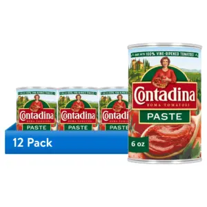 (12 pack) Contadina Tomato Paste | 6 Ounce Can