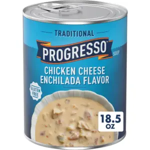 Progresso Traditional | Chicken Cheese Enchilada Flavor Canned Soup | Gluten Free | 18.5 Ounce. | Single