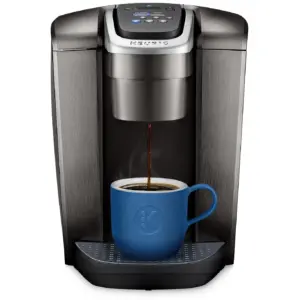 Keurig K-Elite Coffee Maker | Single Serve K-Cup Pod Coffee Brewer | With Iced Coffee Capability | Brushed Slate | Gray