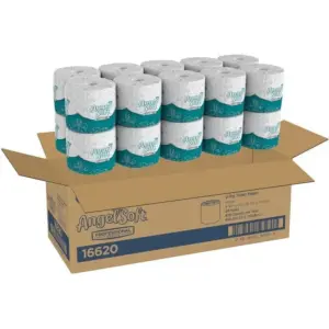 Georgia Pacific Professional Angel Soft ps Premium Bathroom Tissue | Septic Safe | 2-Ply | White | 450 Sheets/Roll | 20 Rolls/Carton