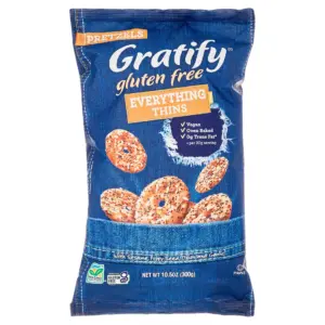 Gratify Gluten Free Everything Pretzel Thins | 10.5 Ounce