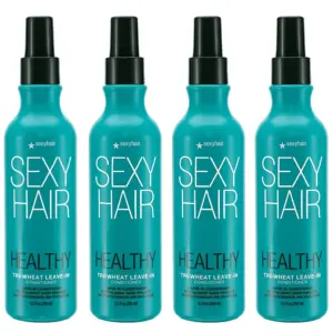 Sexy Hair Healthy Sexy Hair Tri-Wheat Leave Inch Conditioner 8.5 Ounce (Pack Of 4)