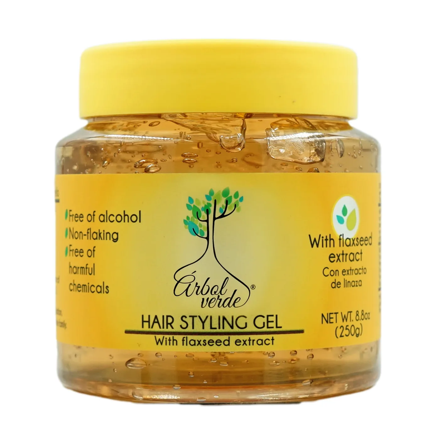 Arbol Verde Flaxseed Hair Styling Gel | 8.8 Ounce | Single