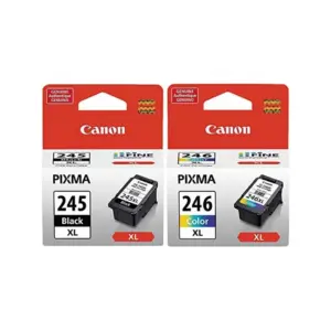 Canon PG-245 Extra Large/CL-246 Extra Large Value Pack 2XL | Black & Color | Original | Ink Cartridge
