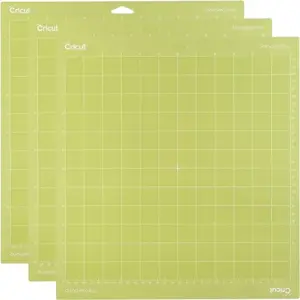 Cricut StandardGrip Machine Mats 12in x 12in | Reusable Cutting Mats for Crafts with Protective Film | Use with Cardstock | Iron On | Vinyl and More | Compatible with Cricut Explore and Maker (3 Count)