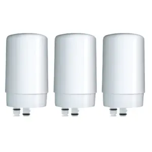 Brita Faucet Mount System Replacement Filter | Reduces Lead | Made Without BPA | White | 1 Count