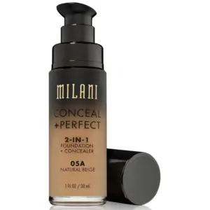 Milani Conceal + Perfect 2-Inch-1 Foundation + Concealer | Natural Beige | 05A Natural Beige