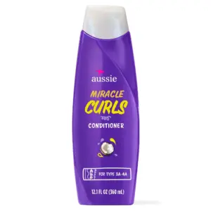 Aussie Miracle Curls with Coconut Oil | Paraben Free Conditioner | 12.1 fl Ounce for All Hair Types